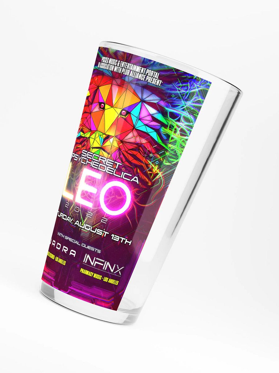 Leo 2022 Shaker Pint Glass product image (4)
