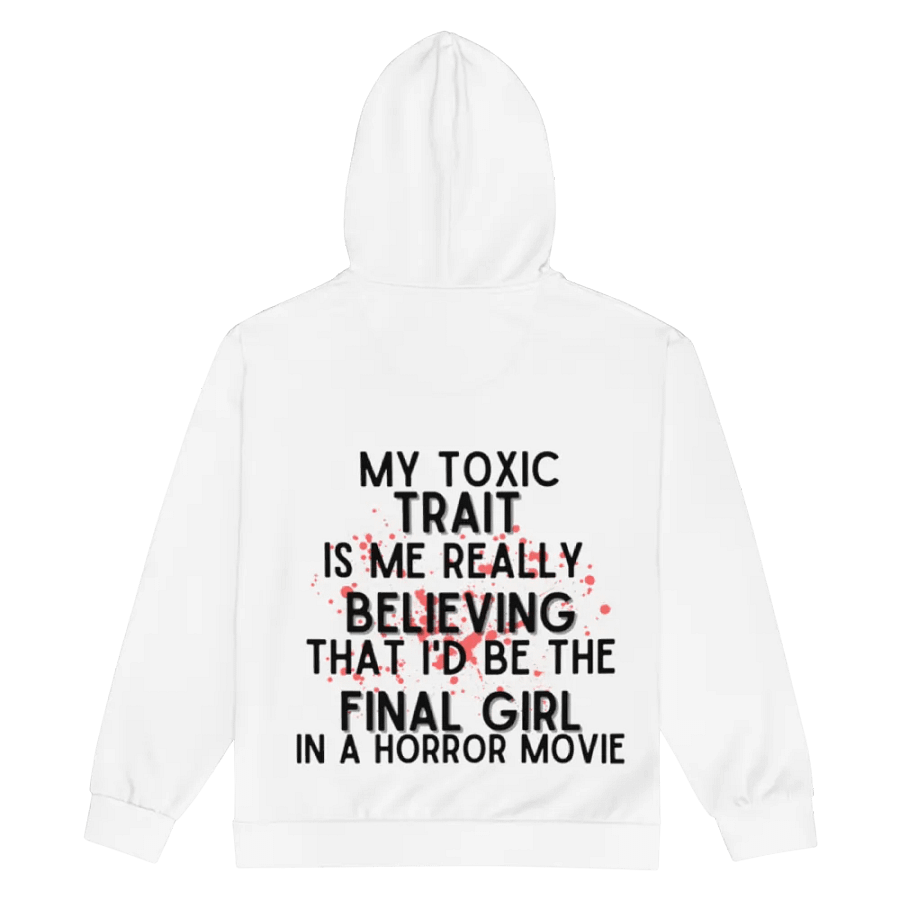 'Final Girl Energy' Recycled Zip Hoodie product image (2)