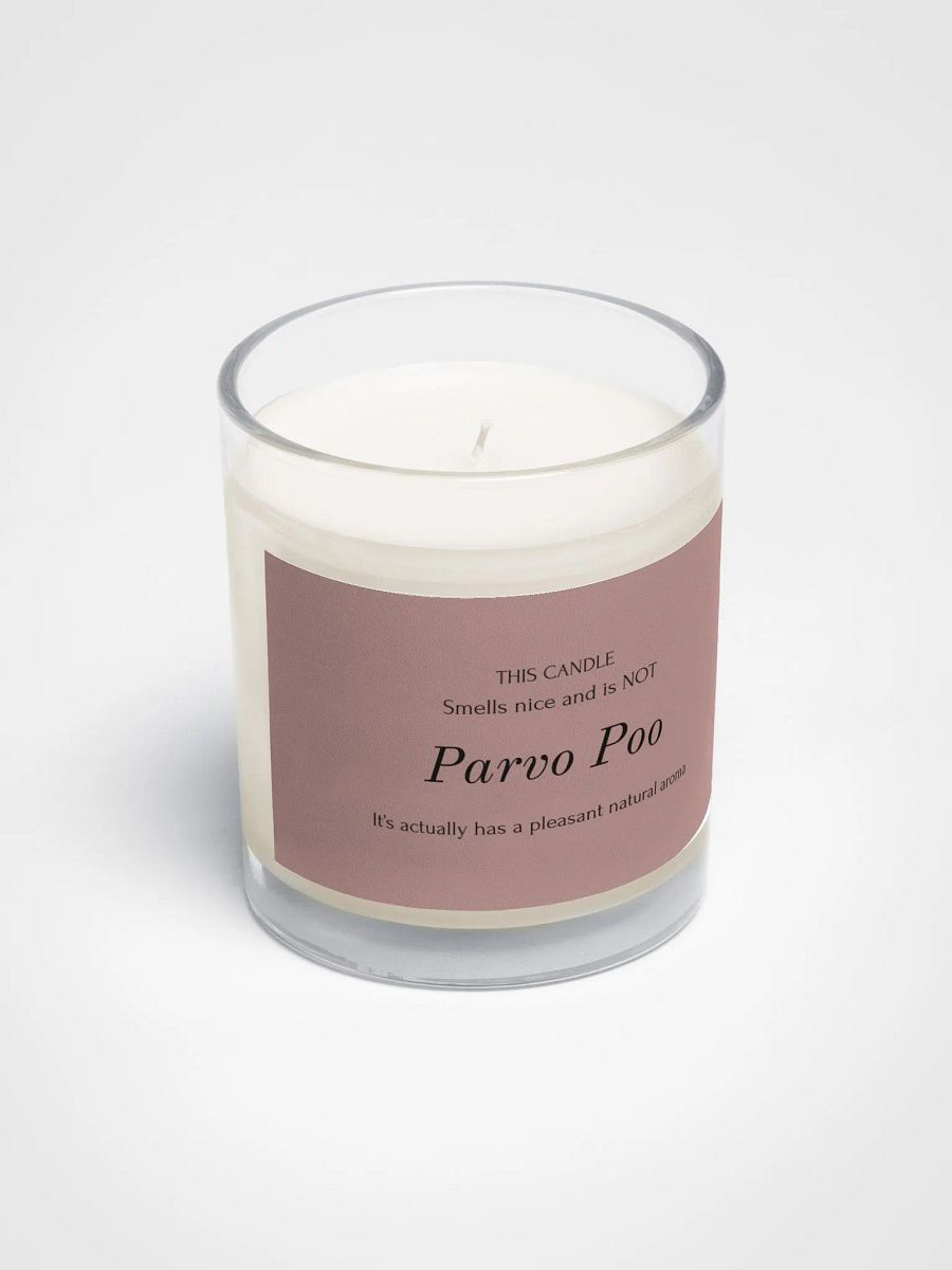 Veterinary humor candle "Parvo Poo" product image (2)
