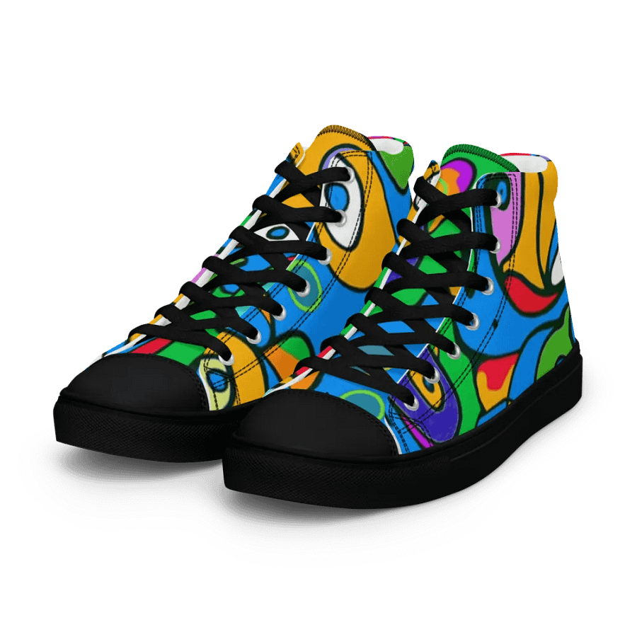 Fishtopia High Top Canvas Shoes product image (7)