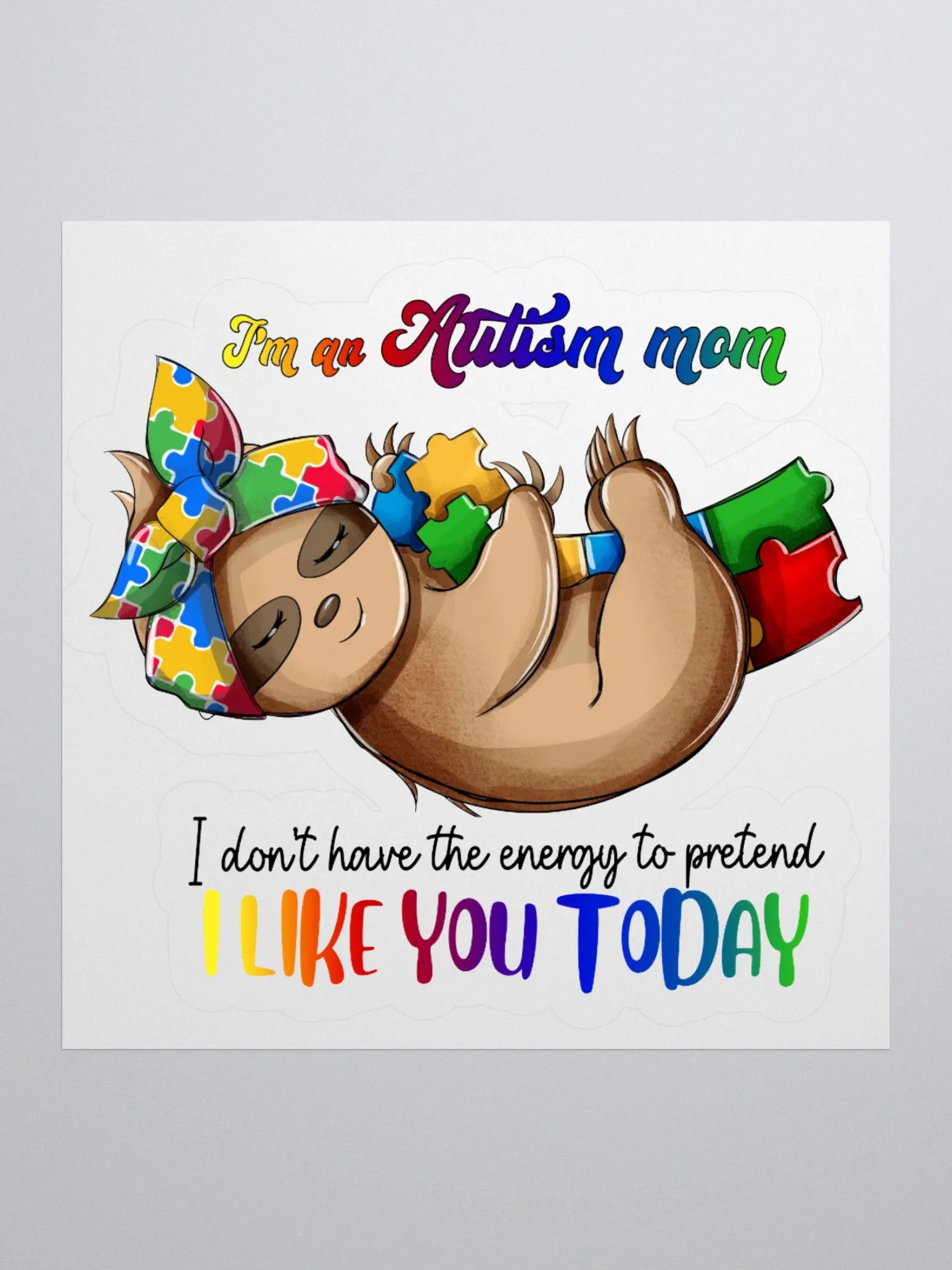 Autism Mom3 Sticker product image (1)