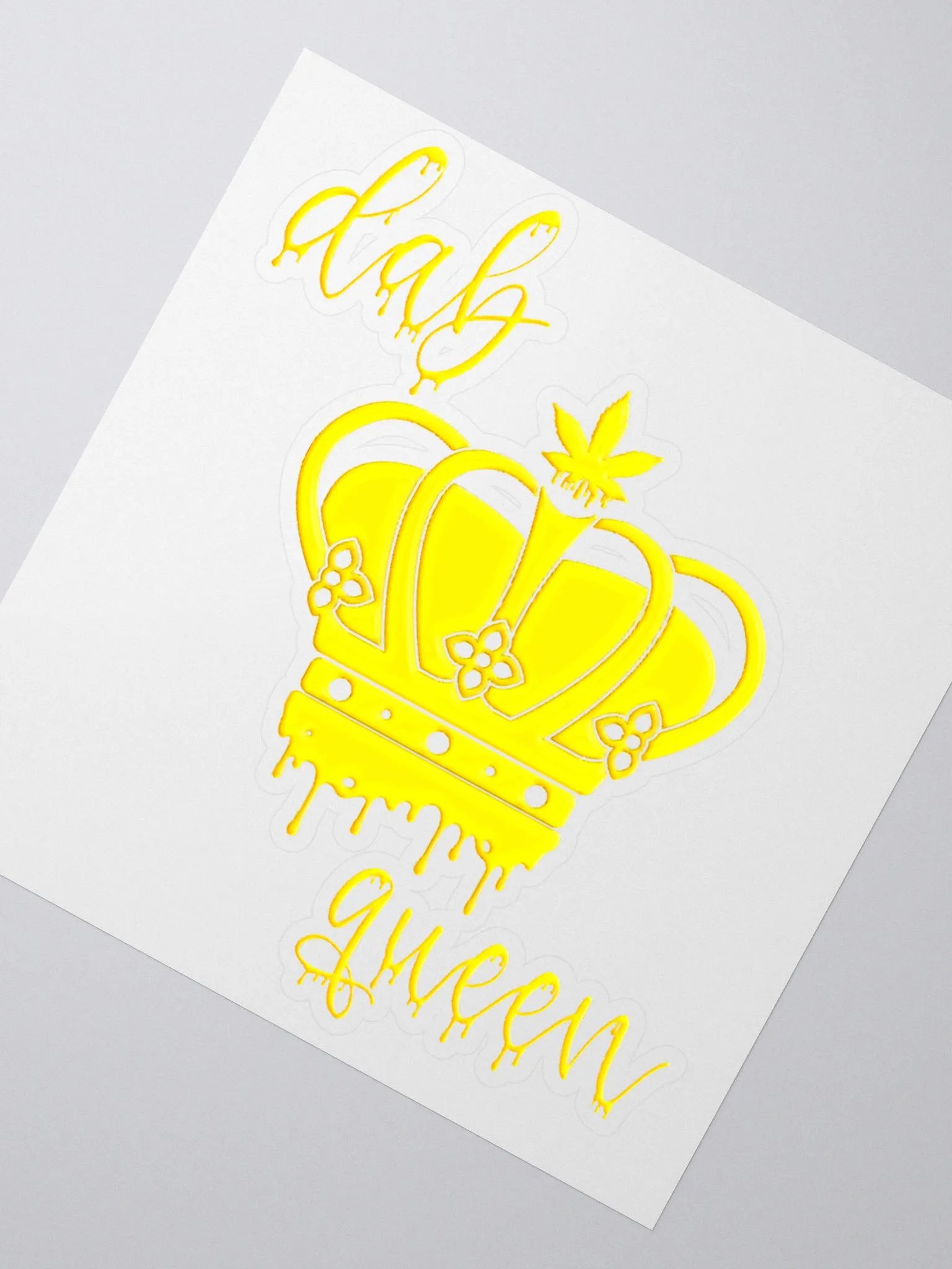 Dab Queen Kiss-Cut Sticker product image (2)