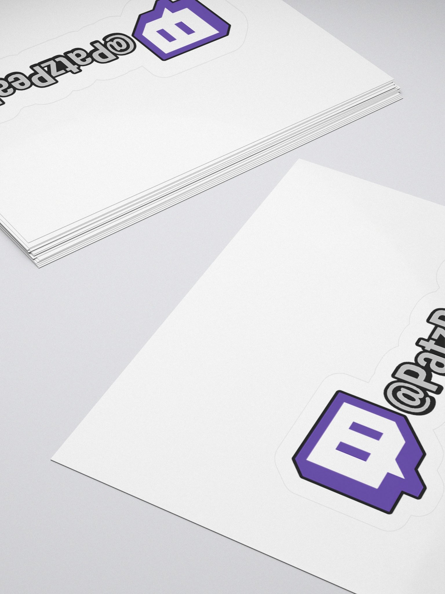Twitch Logo Kiss Cut Stickers product image (15)