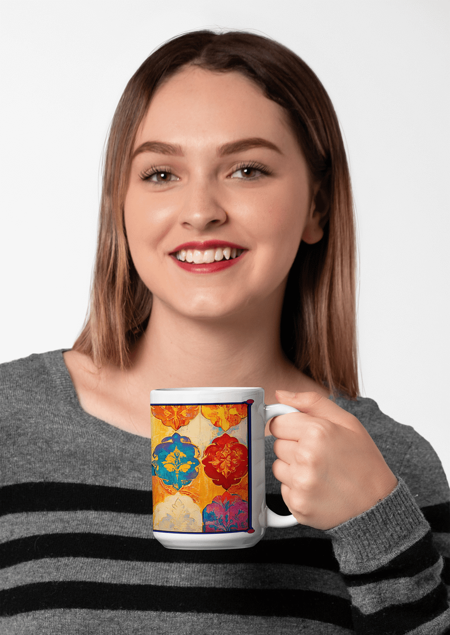 Colorful Symmetrical Splendor Mug 15oz product image (7)