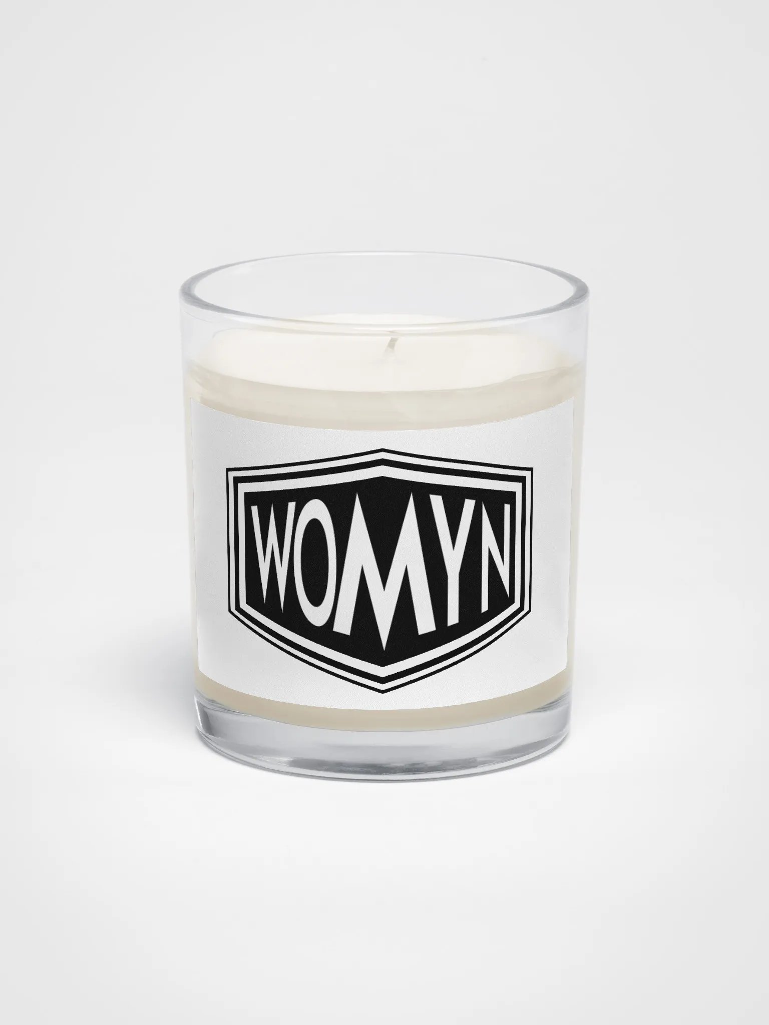 WOMYN black badge candle product image (1)