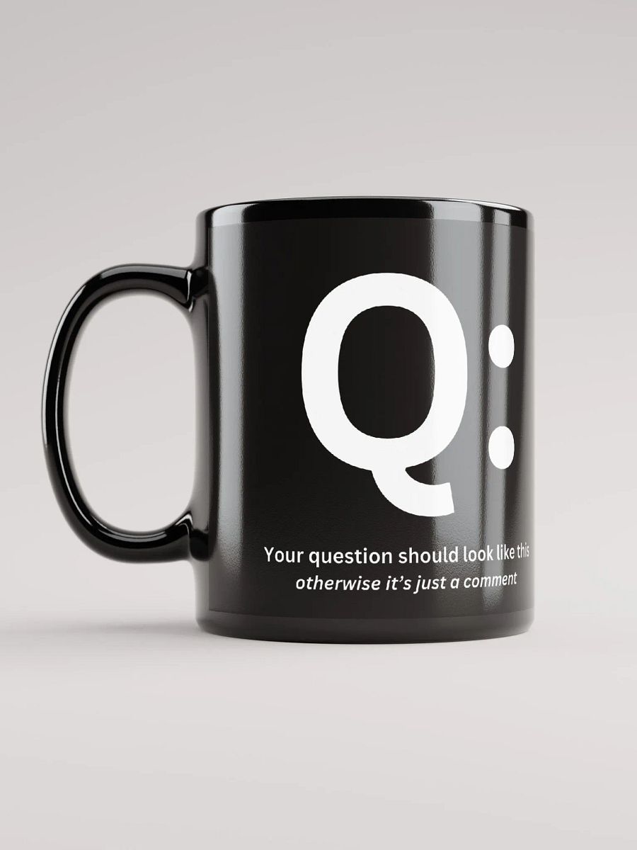 Black Mr. Moderator Ceramic Mug for Lefties product image (6)