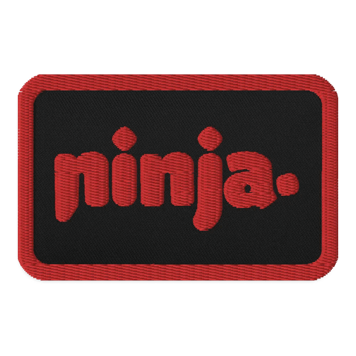 Ninja Patch: Red and Black product image (1)