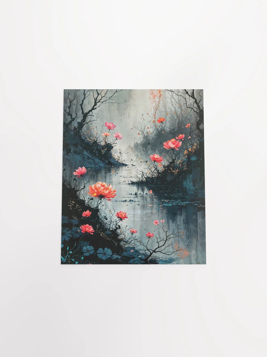 Petals of the Quiet Stream Matte Poster product image (7)
