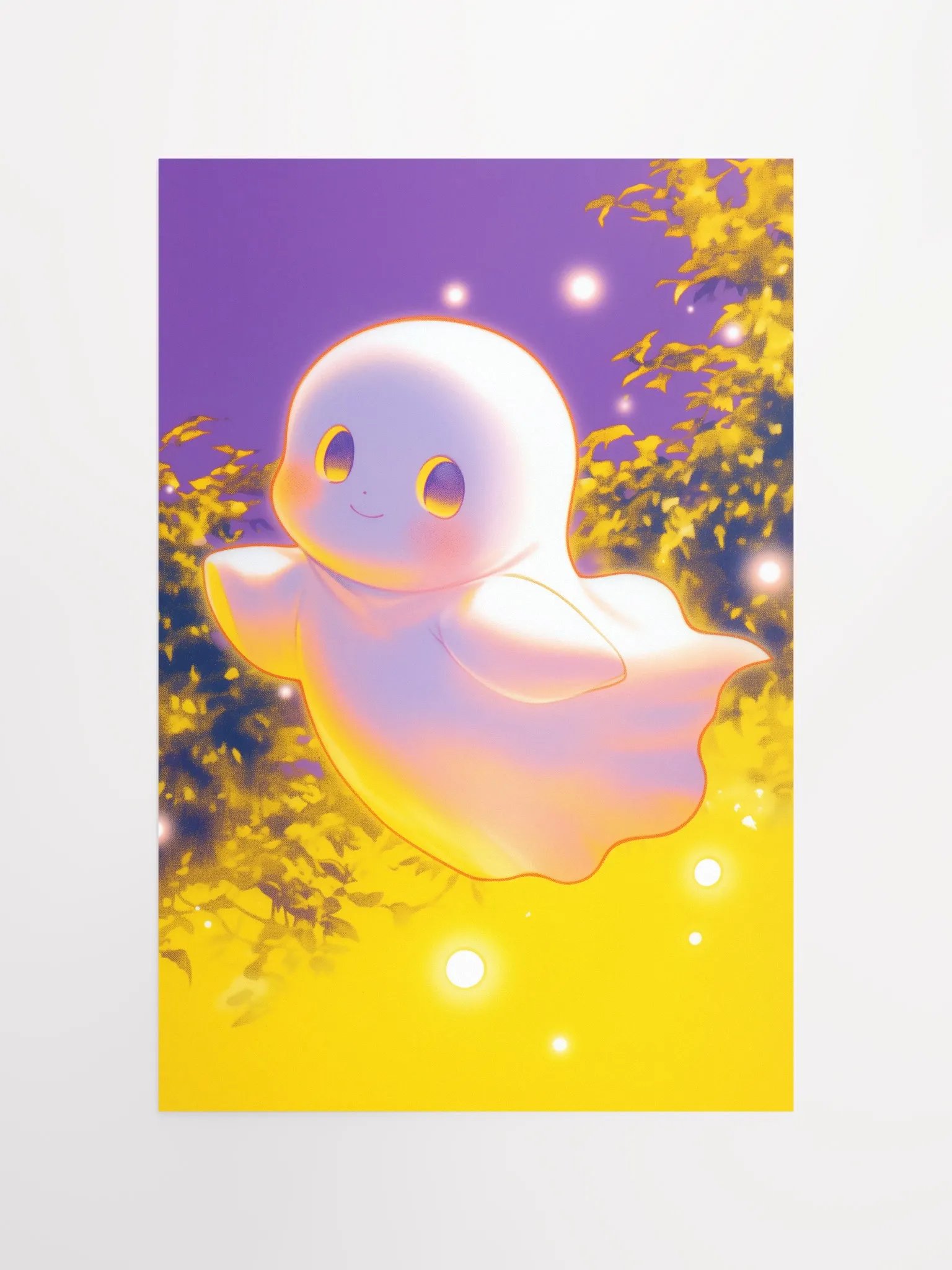 Whimsical Ghost Glow Poster product image (4)