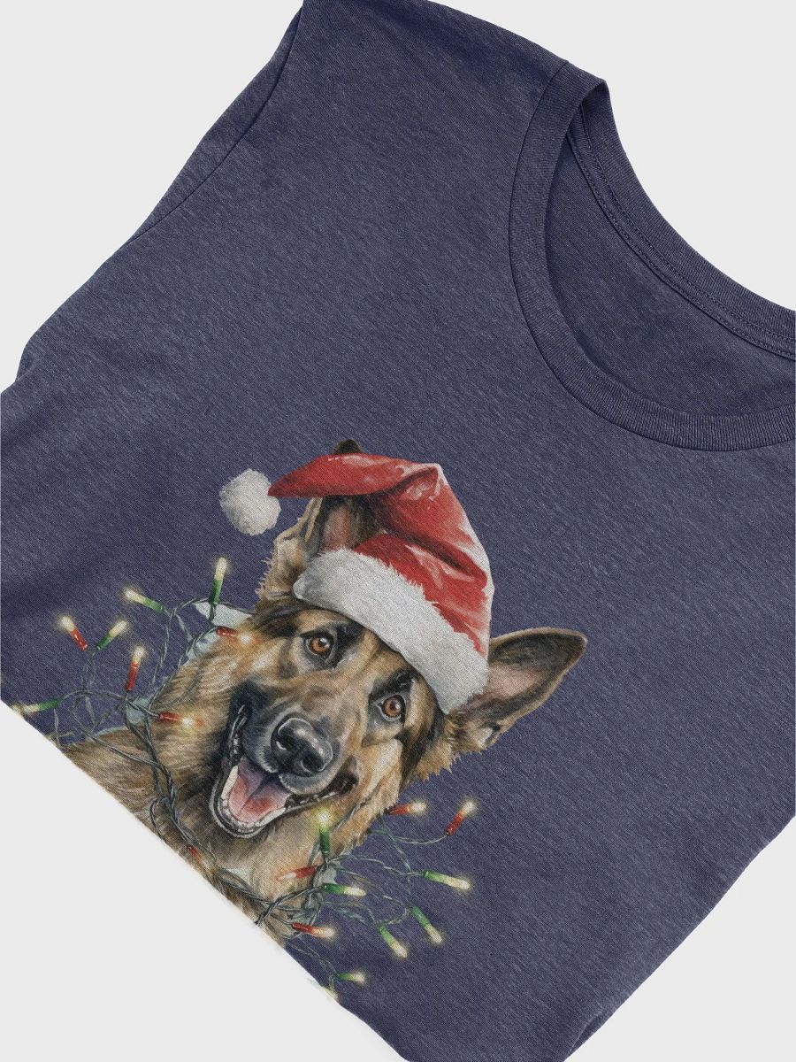 "German Shepherd Christmas" t-shirt product image (3)