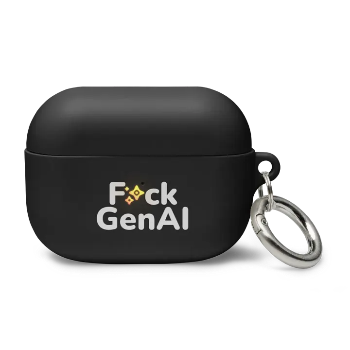 Absolut Idiocy AirPods® Case - F✨ck Generative AI product image (1)