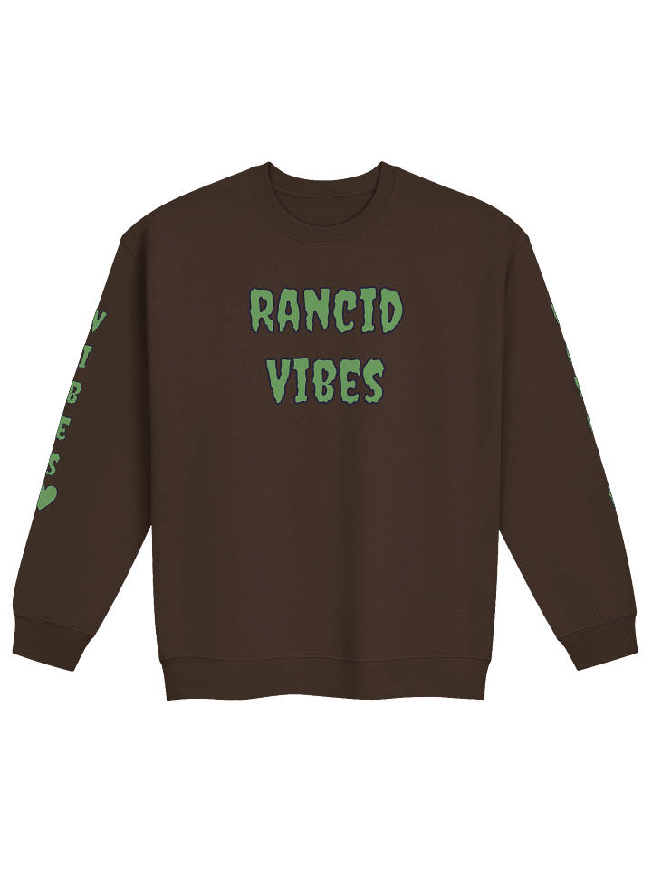 Rancid Vibes sleeve print sweatshirt product image (13)