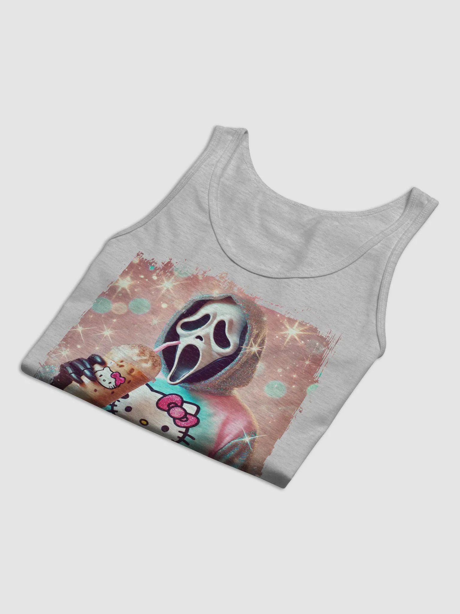 Ice Coffee Ghost Face killer Unisex Tank-Top product image (13)