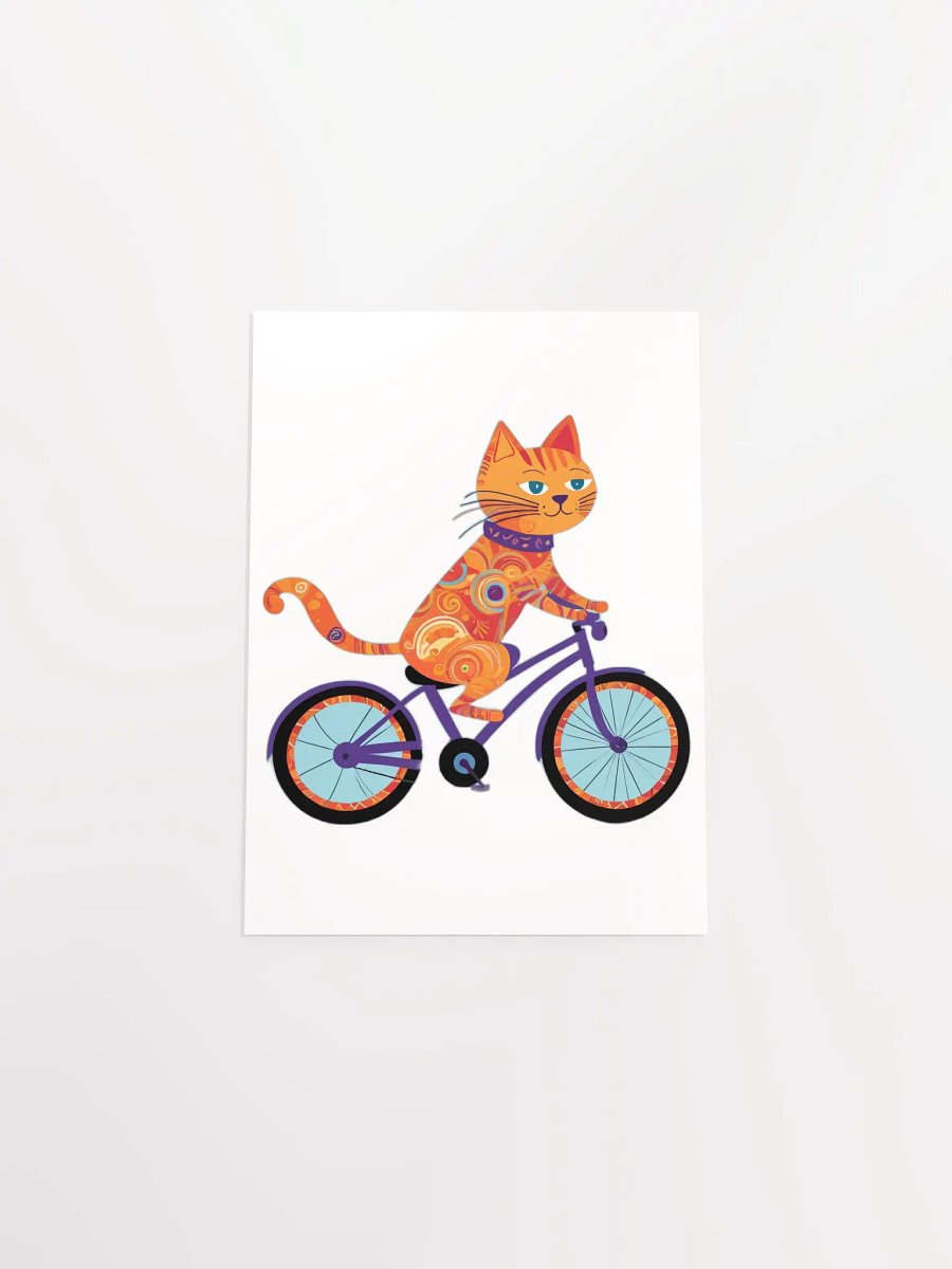 Abstract Cats Riding a bike product image (50)