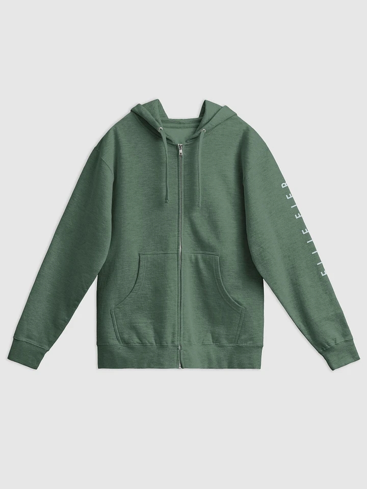 Sleeve Embroidered Zip Up Hoodie product image (1)