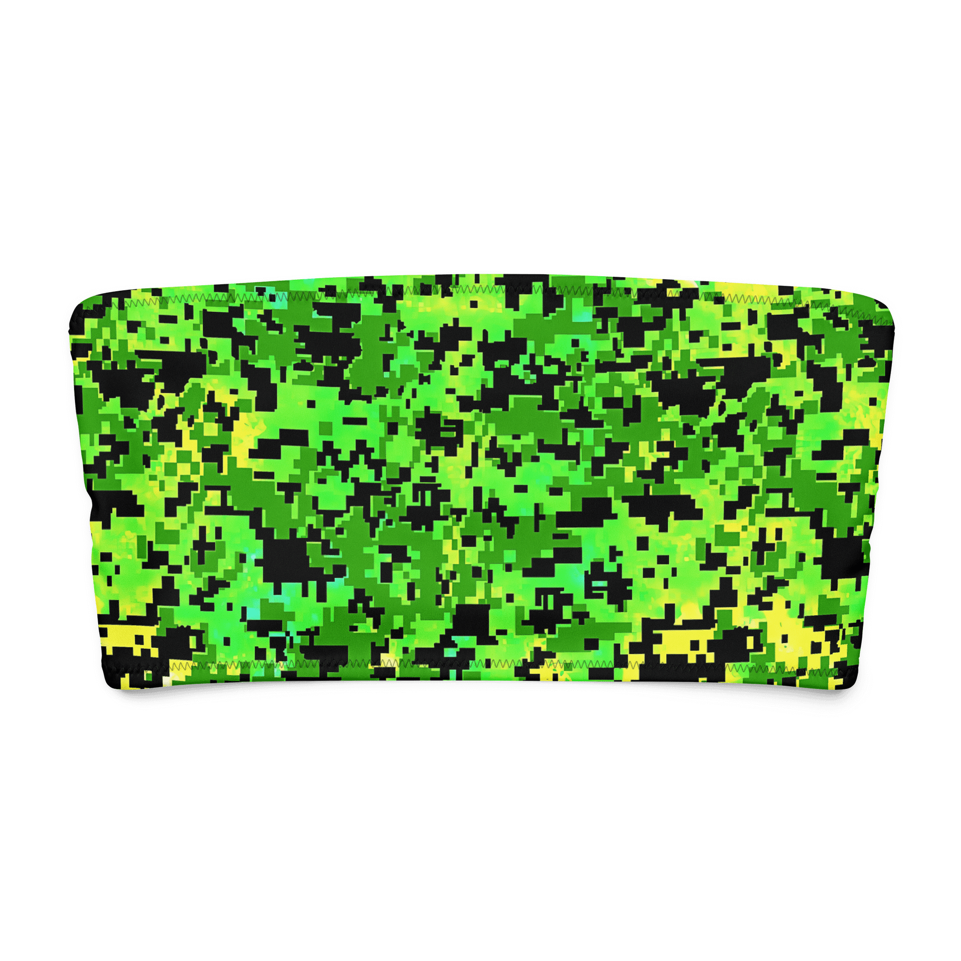 Eco-Camo Bandeau Bikini: Green Goddess product image (8)