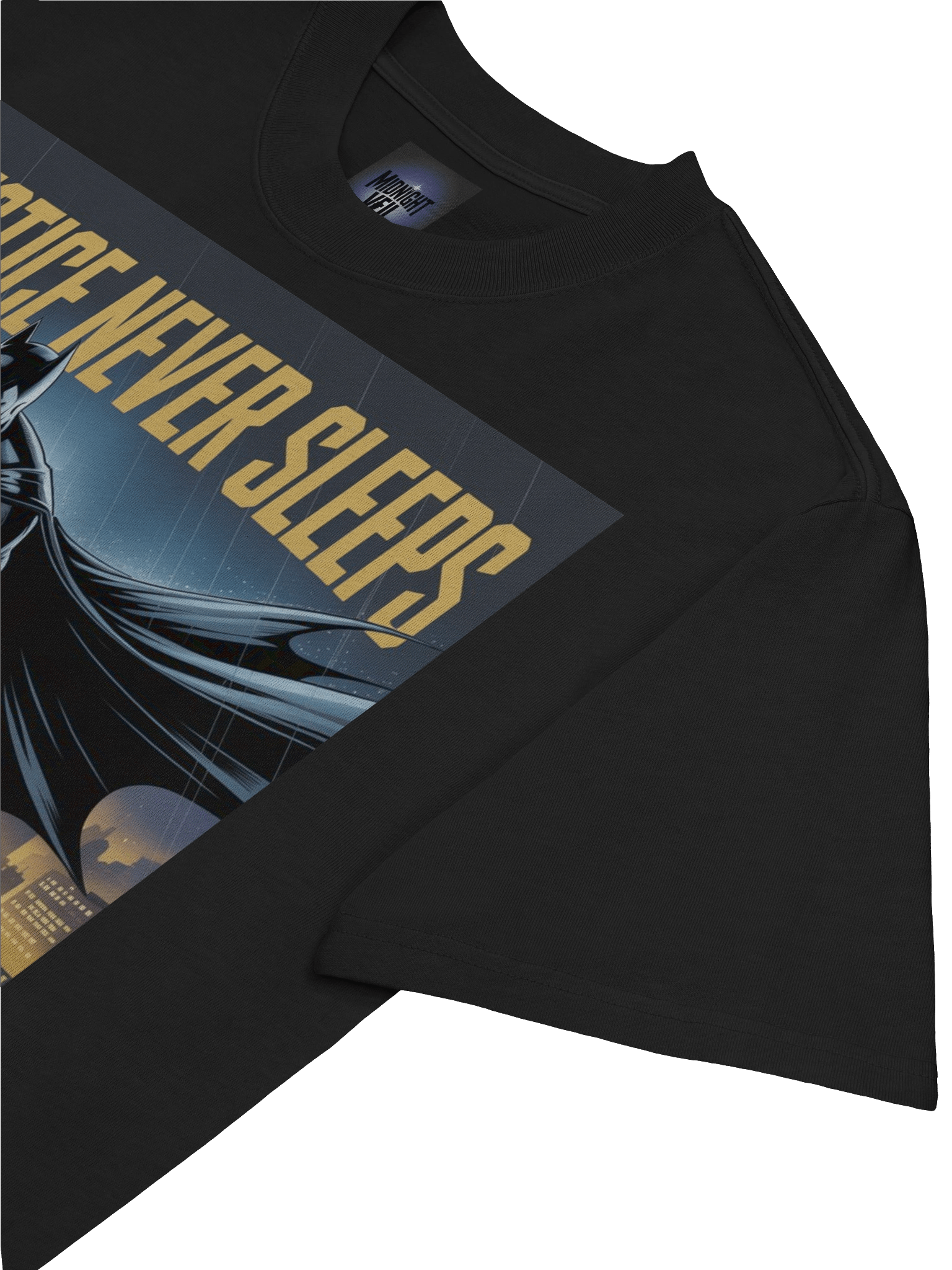 Justice Never Sleeps - Batman Eternal Vigil Oversized Faded T-Shirt product image (7)
