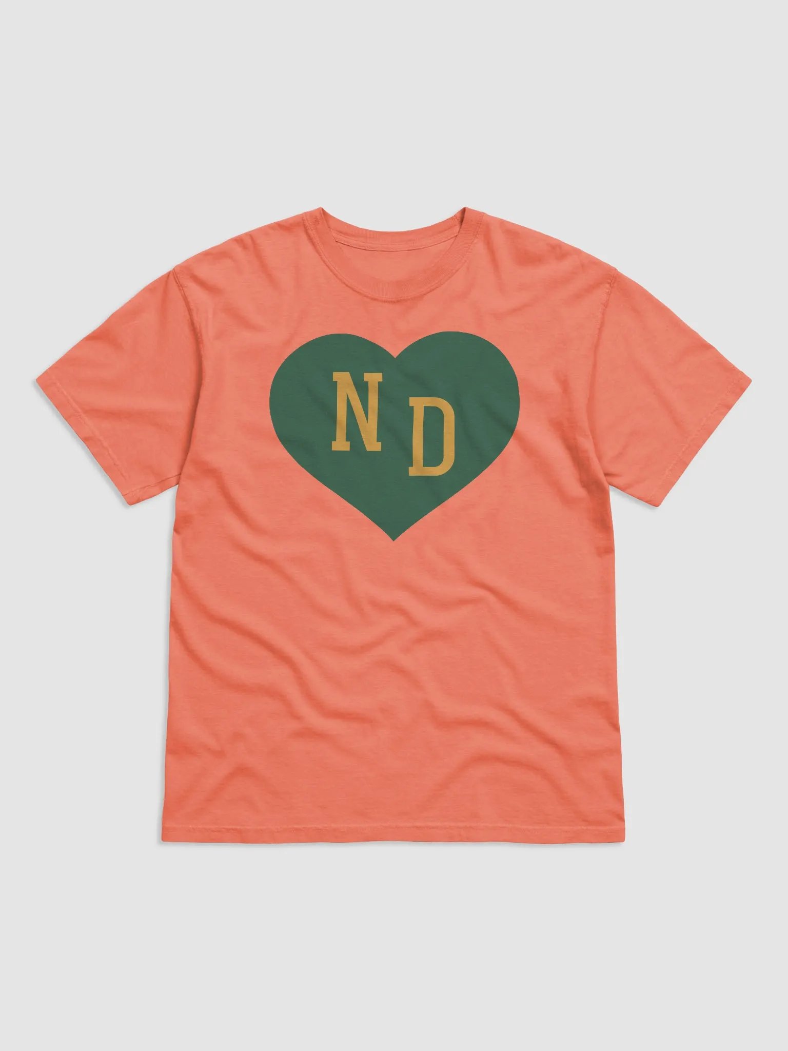 ND Heart Green Heavyweight Unisex Shirt product image (2)