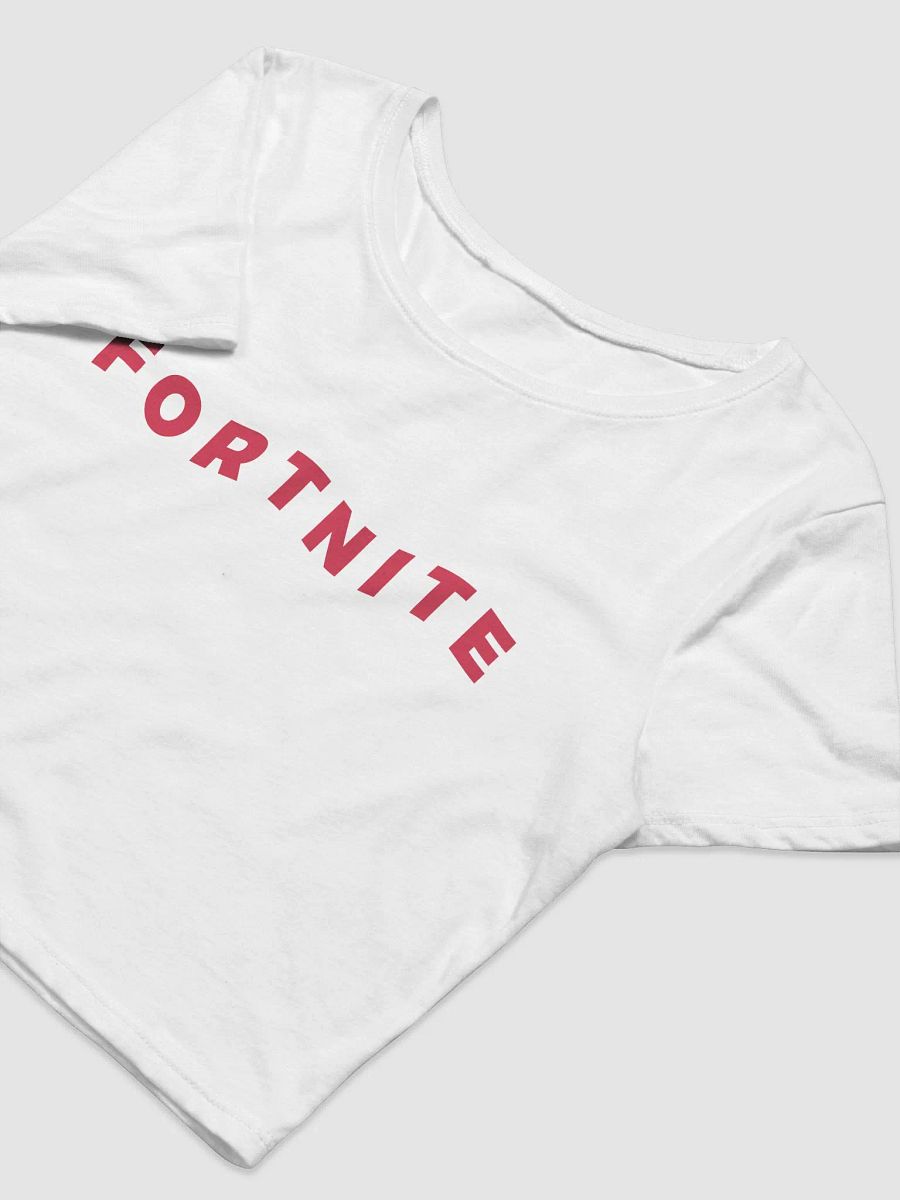 Fortnite Bold Red Women's Crop Tee product image (8)