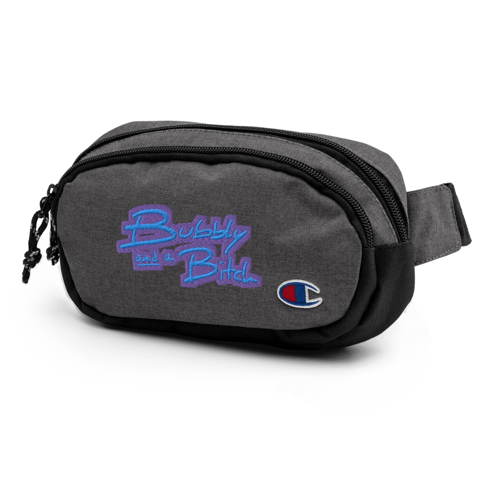 Bubbly and a B (violet design) champion fanny pack product image (4)