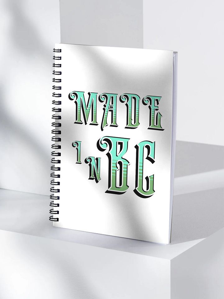 Made In BC British Colombia Ornate Spiral Notebook product image (1)