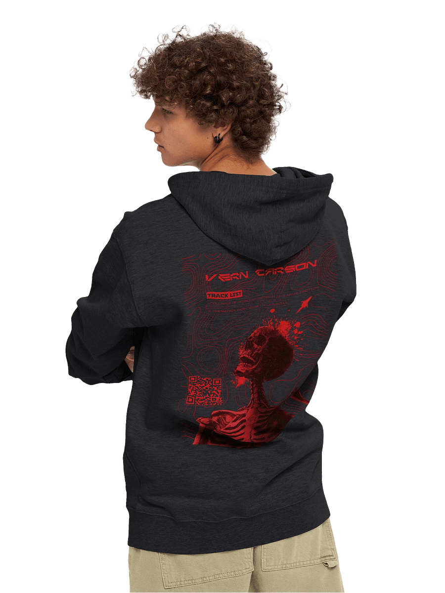Music To Kill Rich People To - Black UNISEX Zip Up Hoodie [Family Friendly] product image (5)