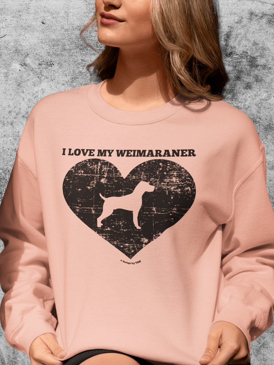 I Love My Weimaraner - Cotton Heritage Premium Sweatshirt product image (5)