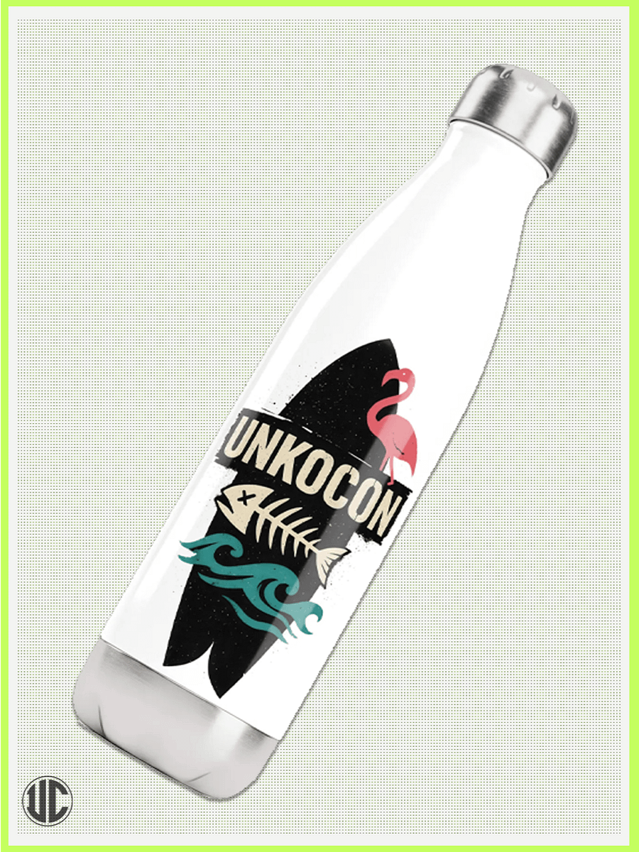 UnkoCon Stainless Steel Water Bottle – Beachside Oddities (17 oz) product image (2)