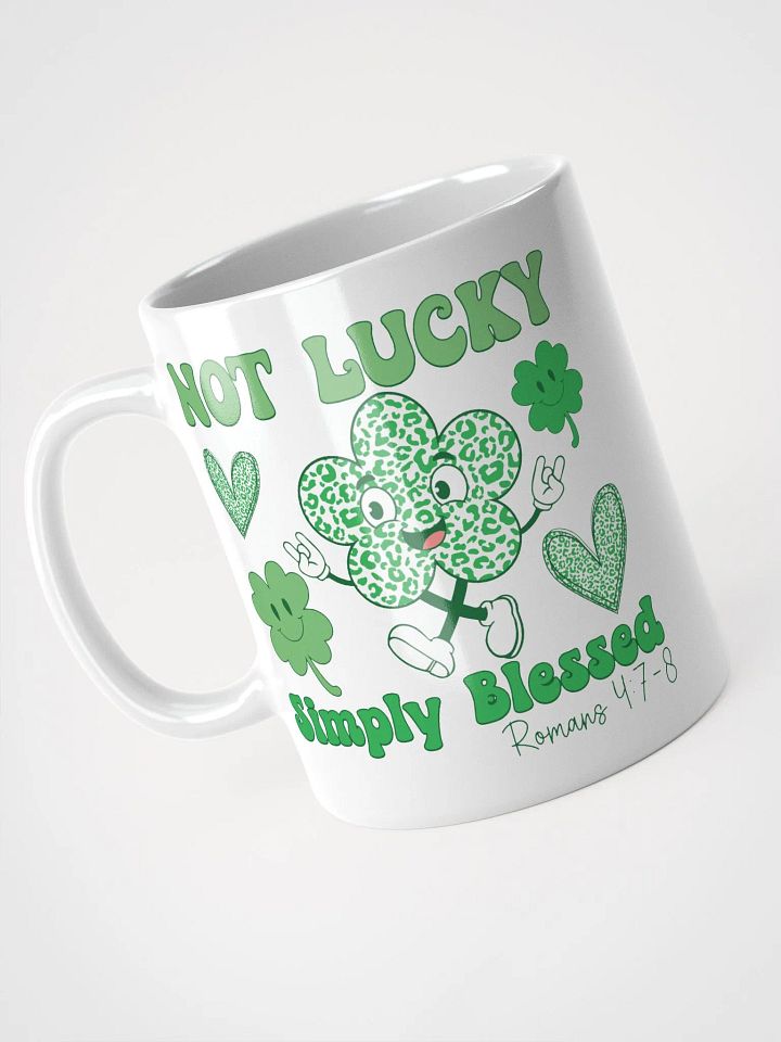 Not Lucky Simply Blessed Clover Mug product image (2)