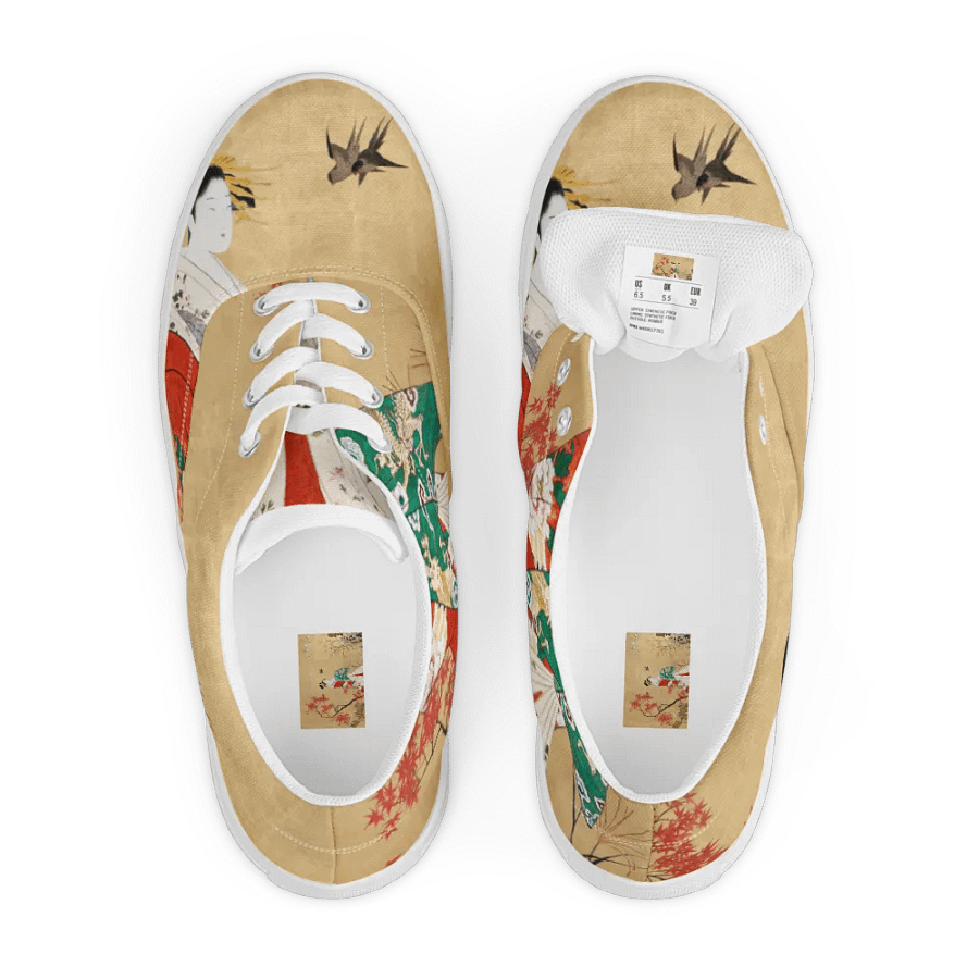 Autumn Serenity Lace-Up Canvas Shoes product image (3)