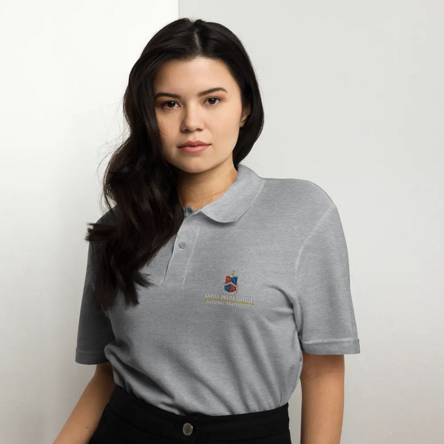 ADG Crest Polo - Grey product image (12)