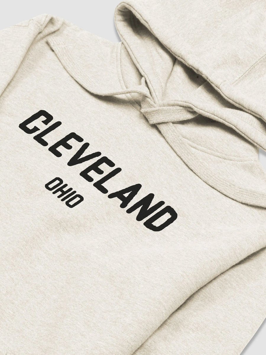 Cleveland Ohio Hoodie Sweatshirt Style Basic Casual Black White for Men Women Kids Dad Gifts product image (3)