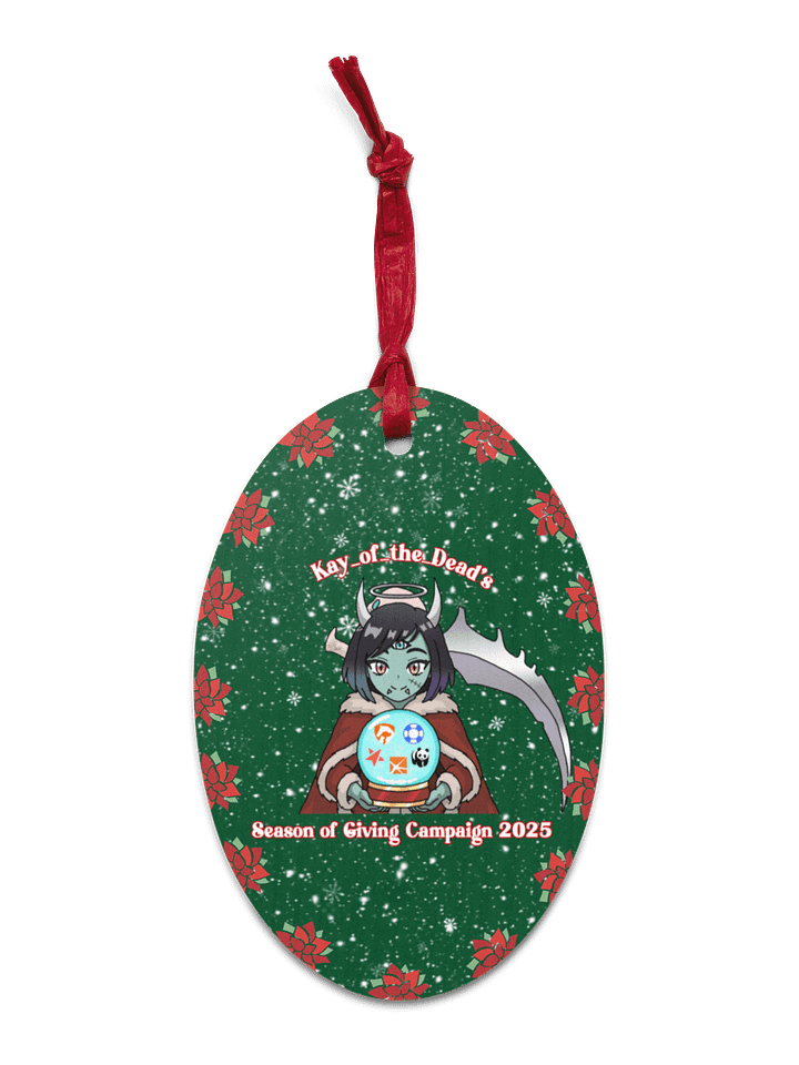 Kay_of_the_Dead’s Season of Giving Campaign 2025 Christmas Ornament product image (1)