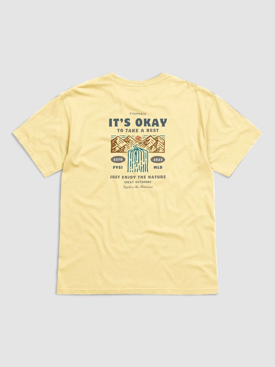 Take a Rest organic cotton garment t-shirt product image (2)