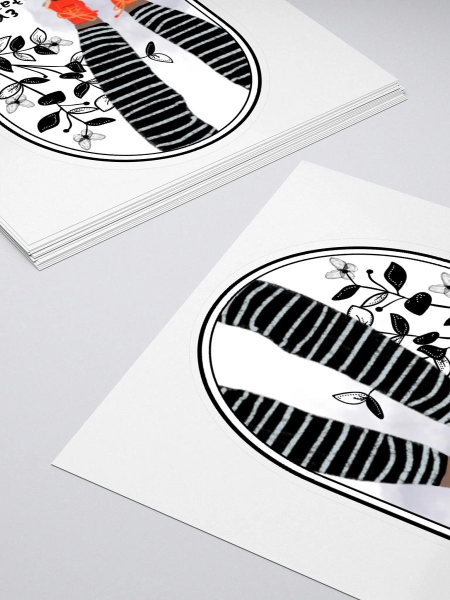 Every Step White Sticker - Dark skin product image (4)