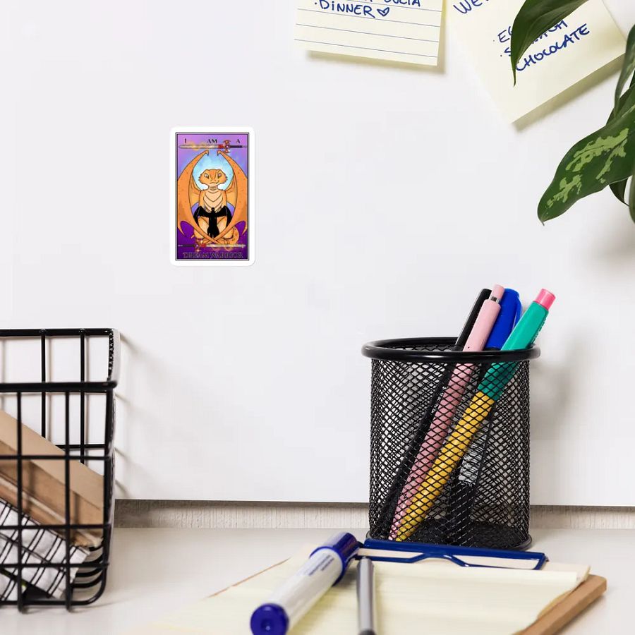Day of the Dragon Tarot Card Magnet product image (12)