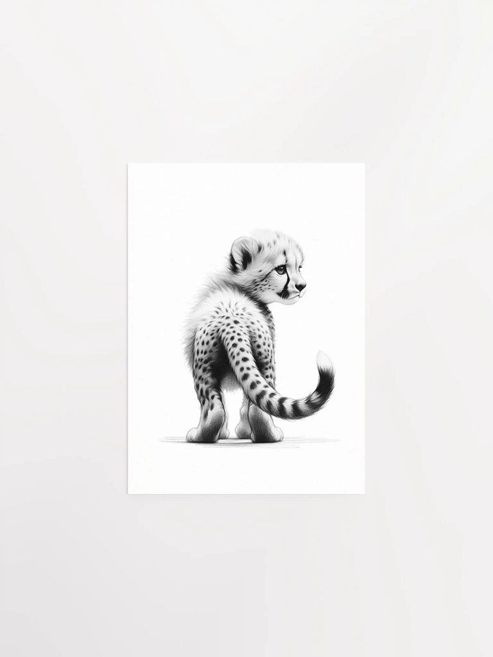 Cheetah Safari Nursery Print product image (2)