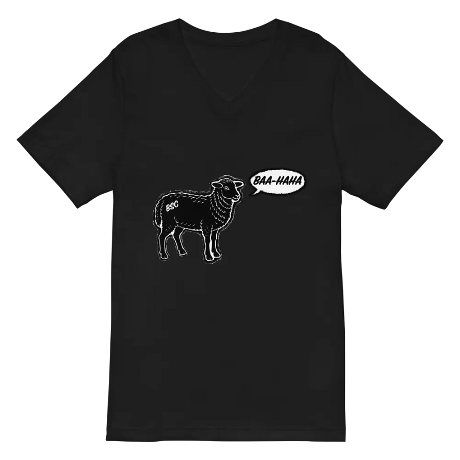 BAA-HAHA Black Sheep V-Neck Tee product image (2)