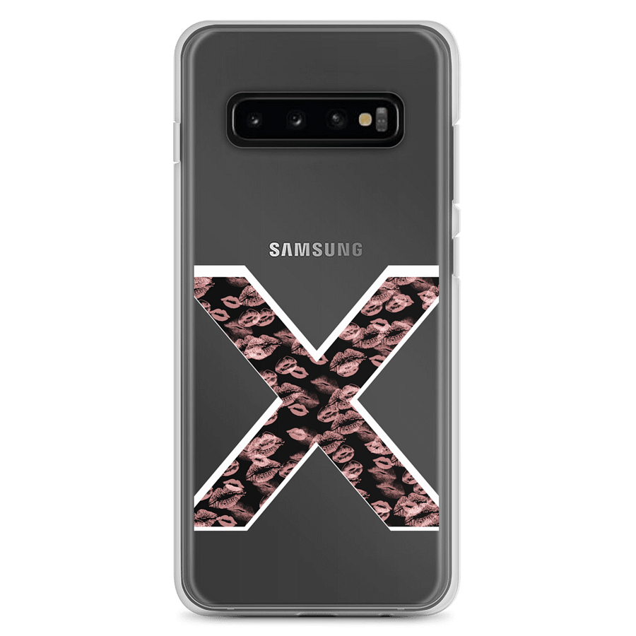 Black X Pink Lipstick Kisses Phone Case S product image (2)