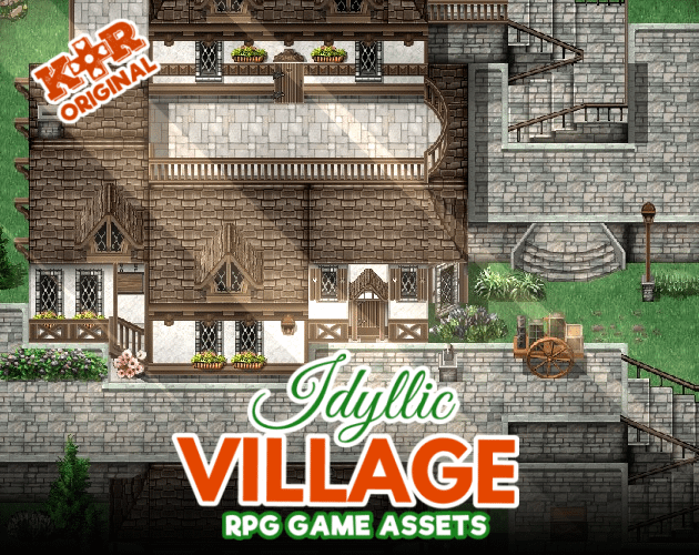 KR Idyllic Village Tileset for RPGs product image (1)