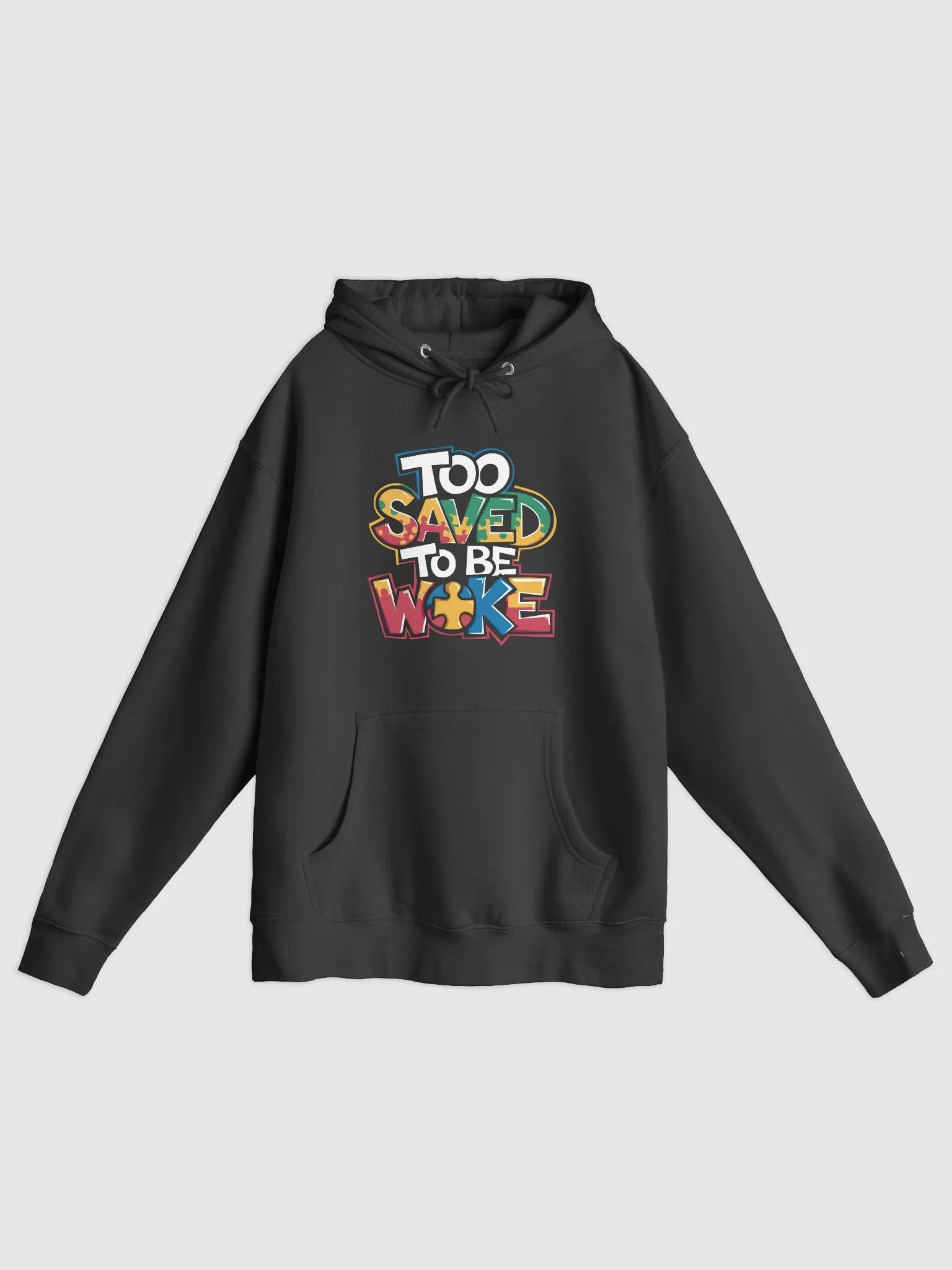 Too Saved To Be Woke Puzzle Hoodie product image (15)