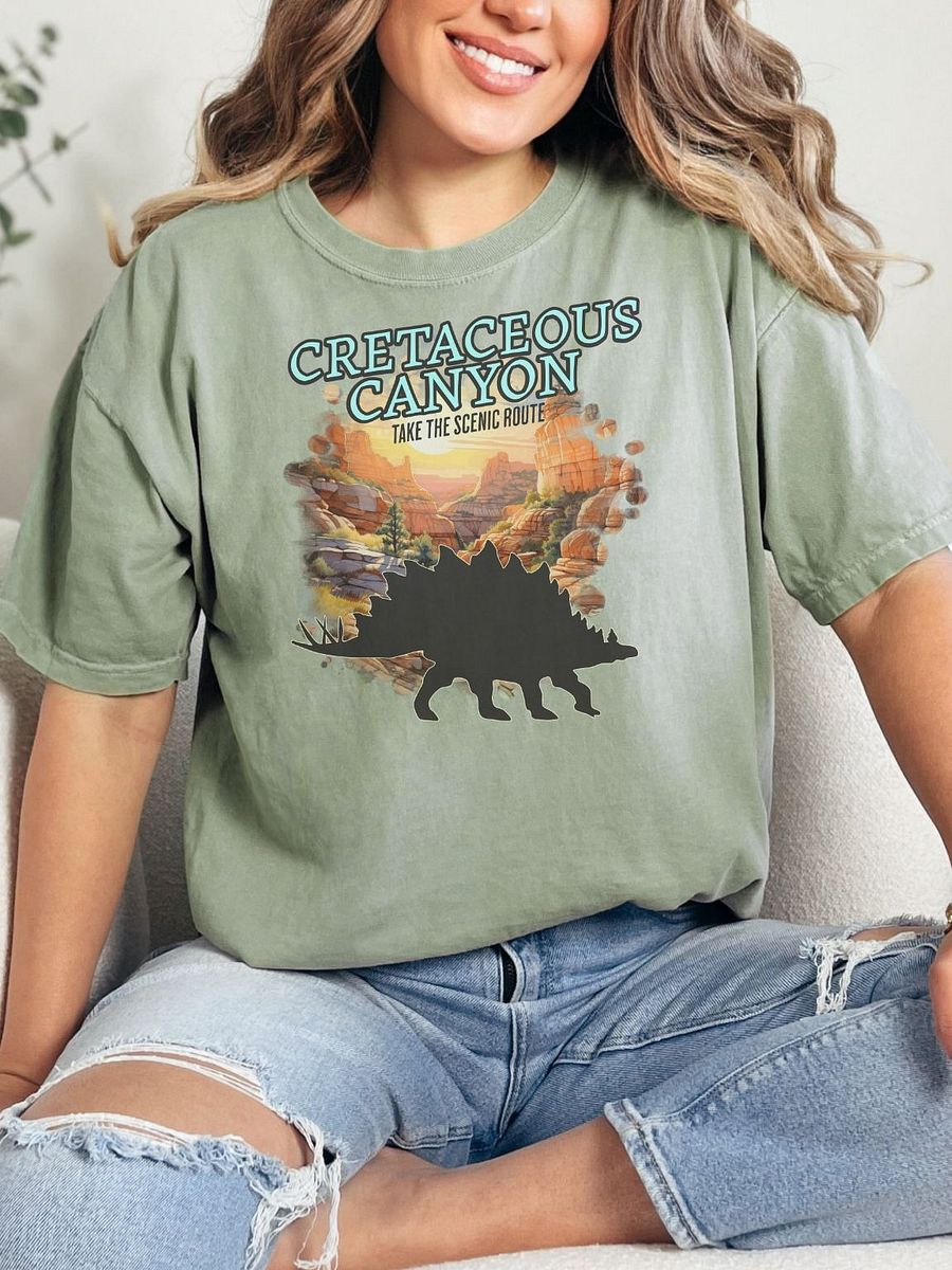 Cretaceous Canyon Hiking T- Shirt product image (4)