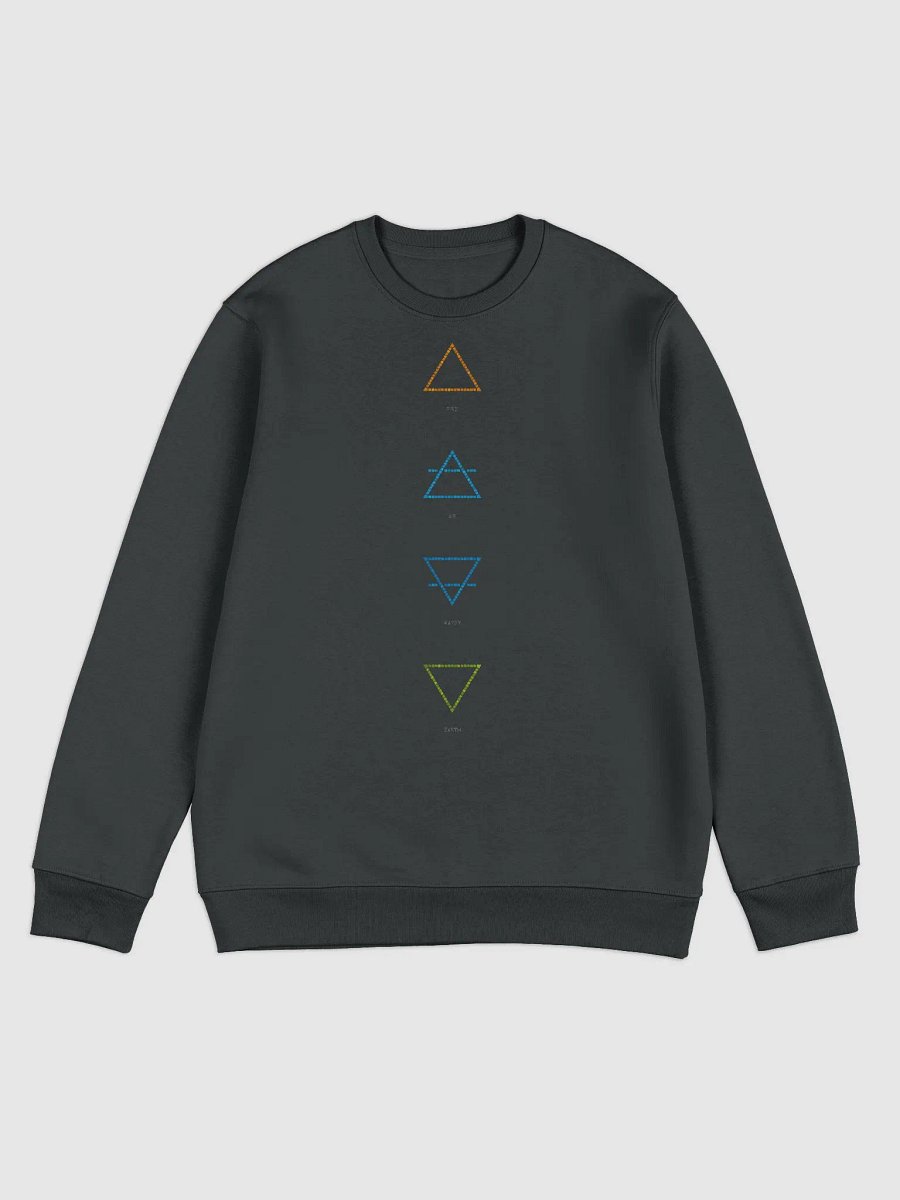 Elemental Triangles Eco Sweatshirt product image (1)