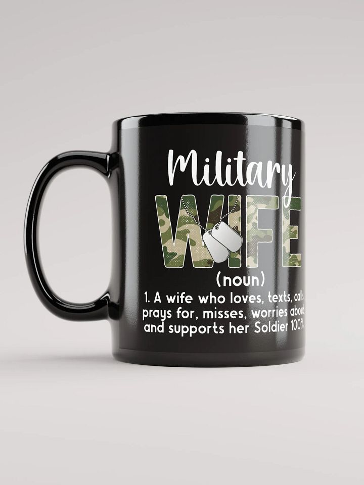 Military Wife - Black Mug product image (2)
