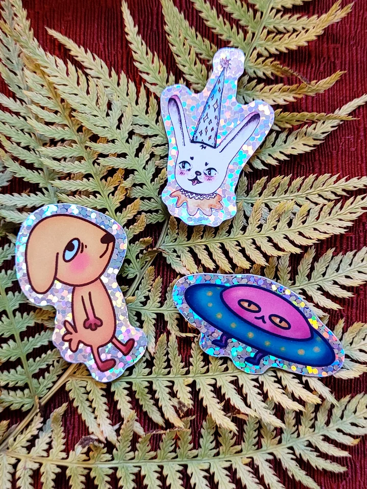 Mini Glitter Stickers product image (1)