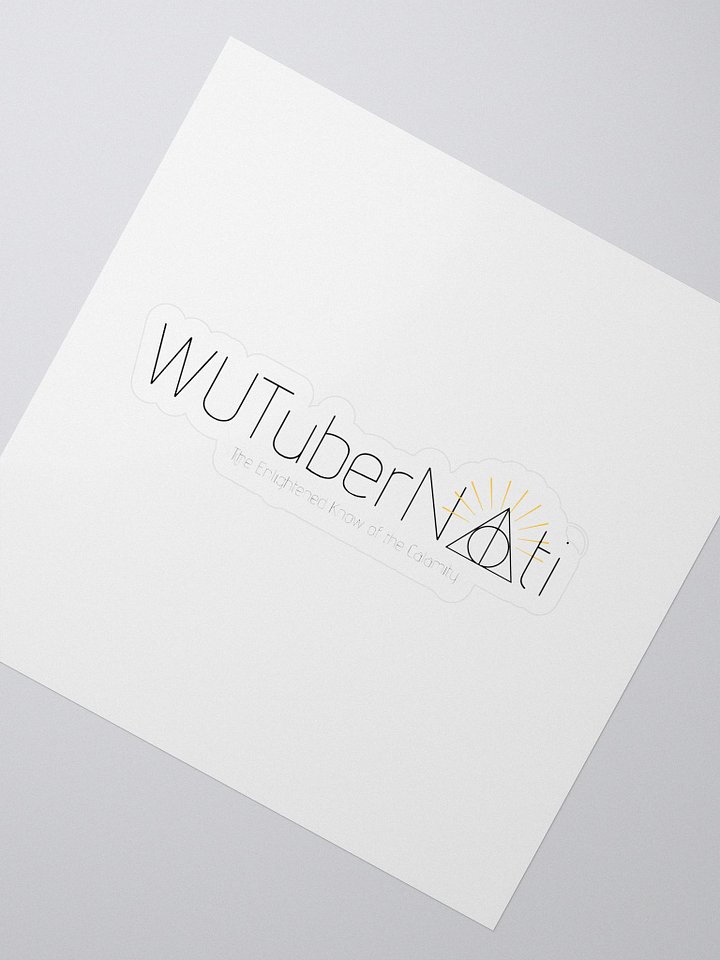 WUTubernati Kiss Cut Sticker 3 x 3 product image (2)