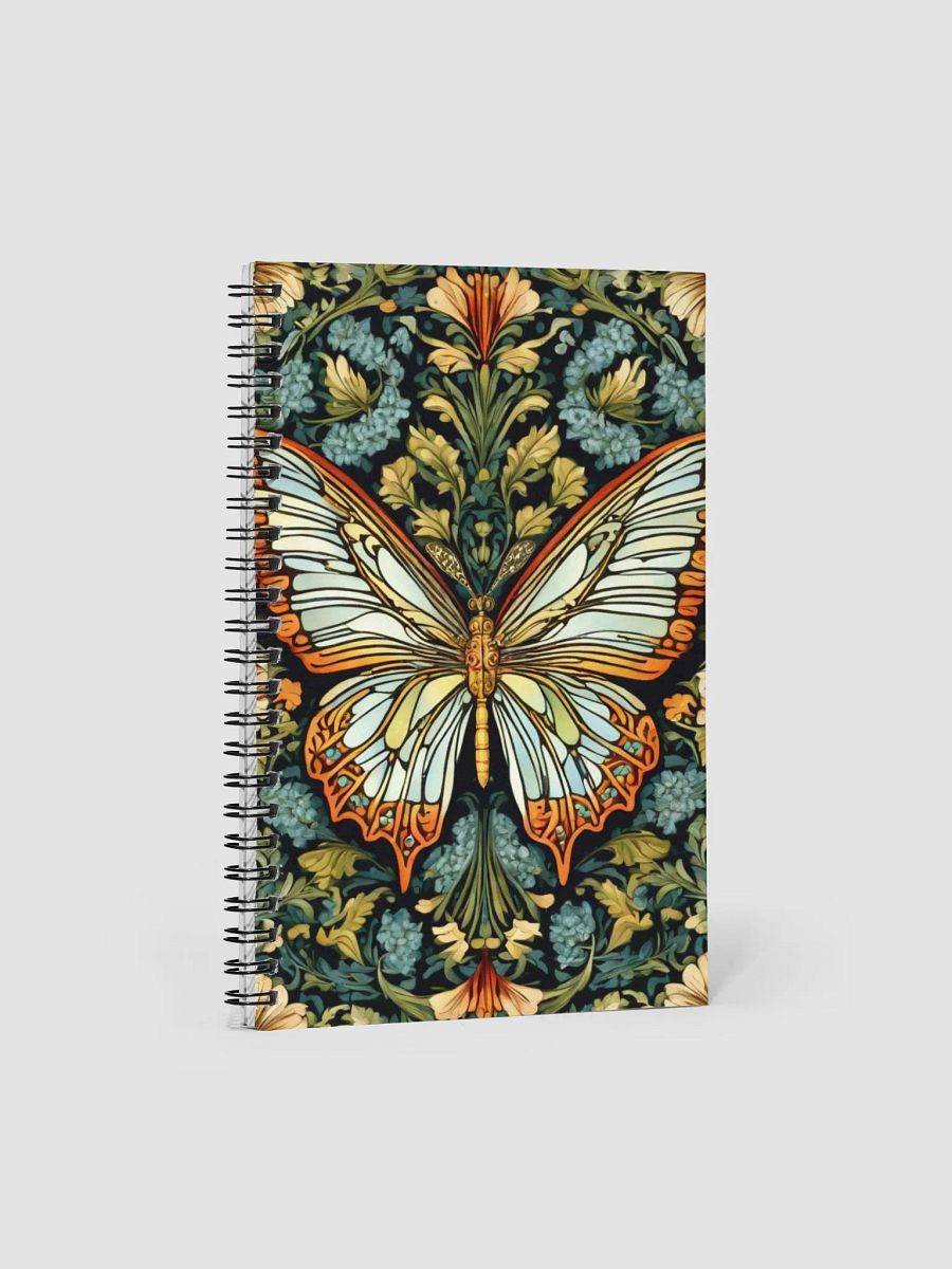 Spiral Notepad William Morris Inspired Butterfly product image (1)