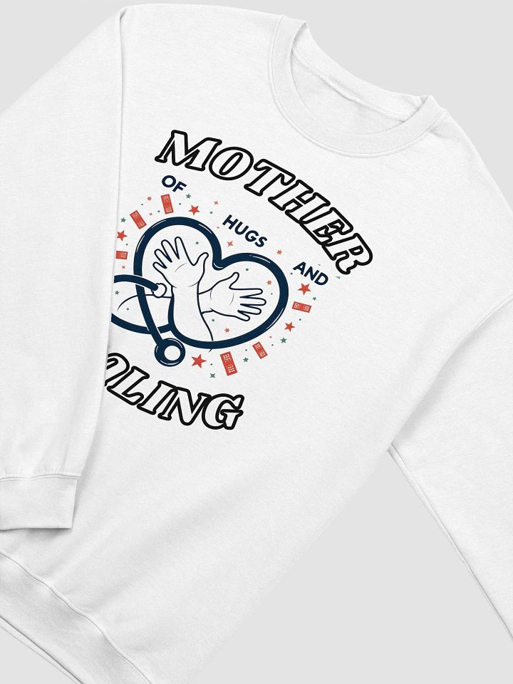 mother of Hugs and healing, Stethoscope Crewneck Sweatshirt product image (15)