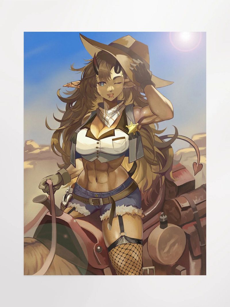 Cowgirl Schmilty Poster