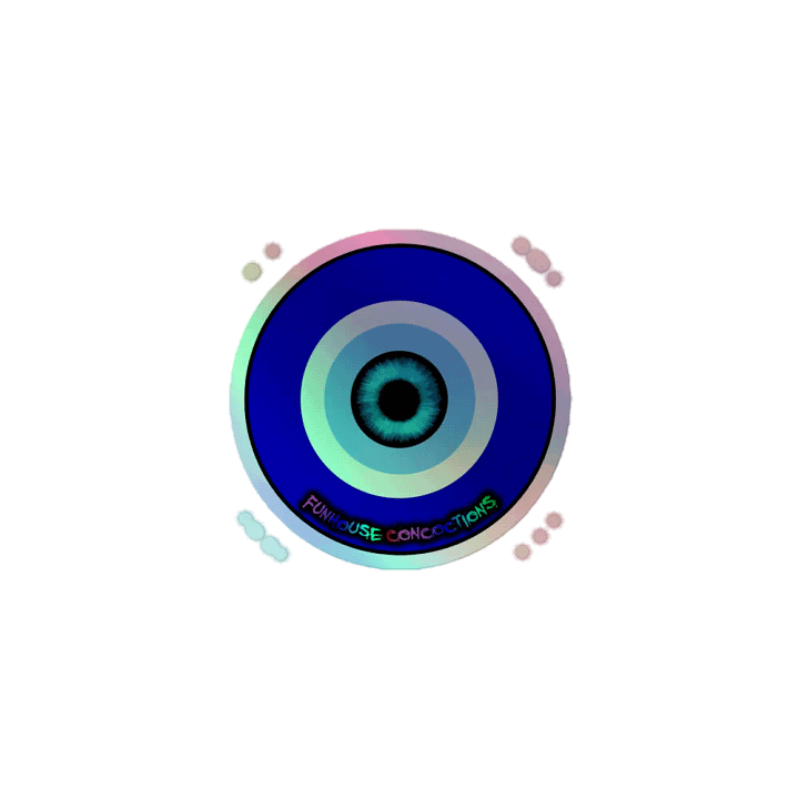 HER Evil Eye Holo Sticker product image (1)